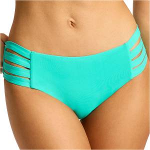 Seafolly Дамско бикини долнище Seafolly Women's Collective Multi Strap Hipster Pant Bikini bottom - AquaticBlu - размер 32 (EU) (150-2115-0811)