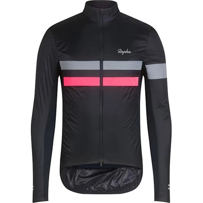 Rapha pánská Brevet Insulated - Dark Navy/High-Vis Pink/Silver