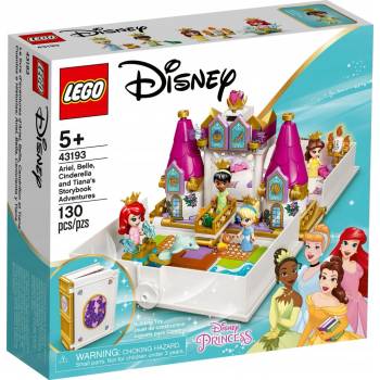 LEGO® Disney 43193 Kniha s dobrodružstvím Ariel, Belly, Popelky a Tiany