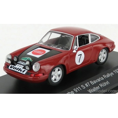 Cmr Porsche 911s N 7 Rally Bavaria 1970 W.rohrl Bordeaux Black 1:43