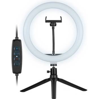 Tracer TRAOSW46747 Ring Light 10 W/26 cm/600-1300 lm/ring LED лампа с мини статив (TRAOSW46747)