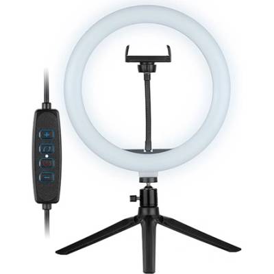 Tracer TRAOSW46747 Ring Light 10 W/26 cm/600-1300 lm/ring LED лампа с мини статив (TRAOSW46747)