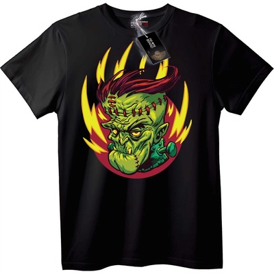 NOONEBRAND Тениска Пламтящ Звяр - 2XL, Black
