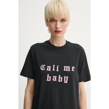 Zadig&Voltaire Памучна тениска zadig&voltaire в черно jwts02804 (jwts02804.11)