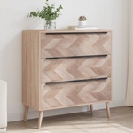 finori Шкаф с чекмеджета Lusk 03A, дъб сонома, 80x38, 5x87 см (377414)