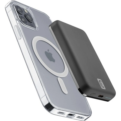 Cellularline Външна безжична батерия MAGSAFE, 5000 mAh, черна 14494