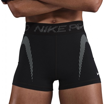 Nike dámské tréninkové kraťasy -W NP DF MR 3IN SHORT TT GRX-010 black