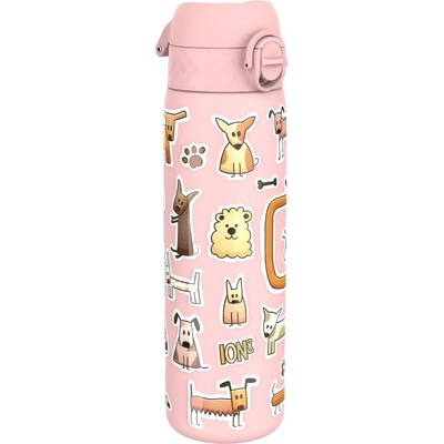 Бутилка за вода Ion8 Print, метална, 600ml, КУЧЕТА (32035-А-КУЧЕТА)
