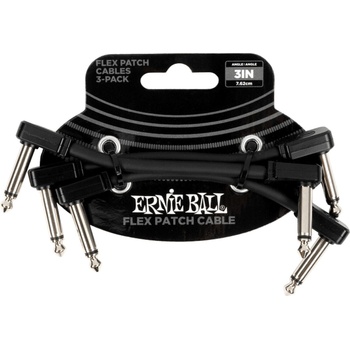 Ernie Ball Flex 3 Pack 7, 62 cm Ъглов - Ъглов Пач кабел (P378836)