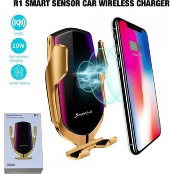 Smart Sensor R1 - aвтоматична стойка за кола, безжично зарядно, Fast Wireless Charger - Type C