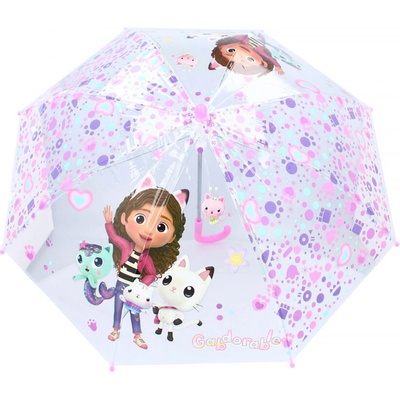 Průhledný deštník Gábi