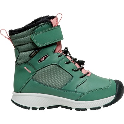 KEEN Детски зимни ботуши Keen Kid's Skua Winter WP Winter boots - Dark Forest / Rose Elegance - размер 24 (EU) (702-3645-0111)