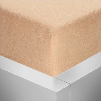Top prostěradla.cz froté prostěradlo Premium lososové 90x200