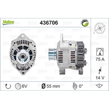 Alternátor VALEO 436706