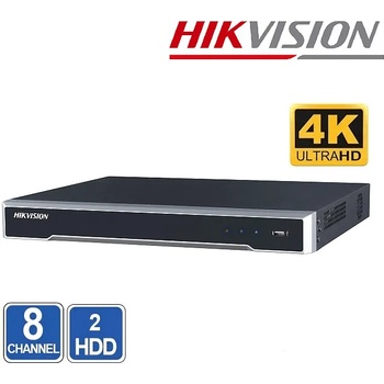 Hikvision 8 Канален мрежови рекордер nvr hikvision ds-7608ni-k2 8mp 4k (ds-7608ni-k2)