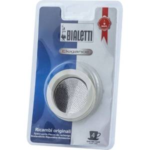Bialetti Филтър и уплътнение за Bialetti от неръждаема стомана - 4 чаши