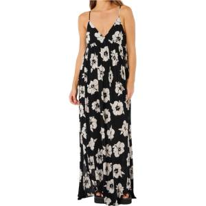 Rip Curl Дамска рокля Rip Curl Women's Party Pack Maxi Dress - Black / Off White (134-1781-0115)