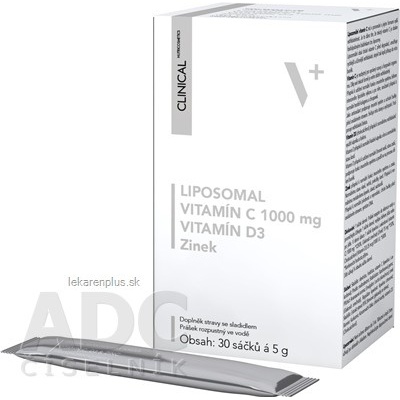 Liposomal Vitamín C+D3+Zinok 30x 5 g