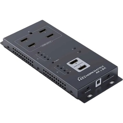 PremiumCord HDMI matrix switch 4:0 s audiem, 4Kx2K khswit42c