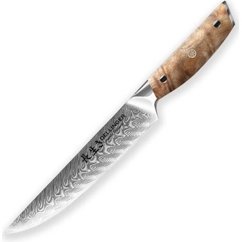 Dellinger Longevity nôž plátkovací Slice 21 cm Damascus Edition