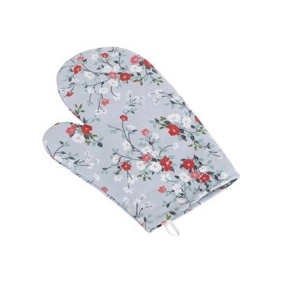 Bellatex s.r.o. Chňapka Dita 28 x 18 cm 66/402 kvety na sivej