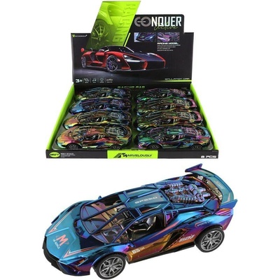 Teddies Auto sportovní plast 16cm na setrvačník na baterie