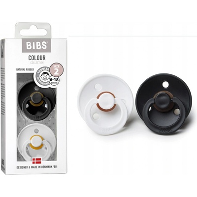 Bibs Colour kaučuk 2ks black white