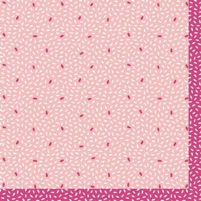 Duni ubrousky Rice Pink 20ks 3V 33x33cm