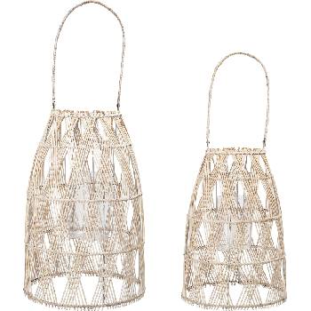 Bloomingville Лампиони за свещи Bloomingville бамбук 2 бр (82046133)