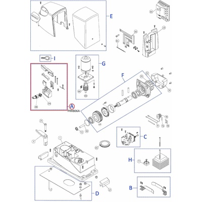 PRRB06A Kit odblokovania pre ROX/RB/RUN