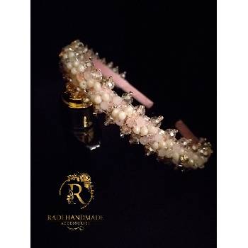 Image 1 of Radi handmade Диадема с розави кристали (535)