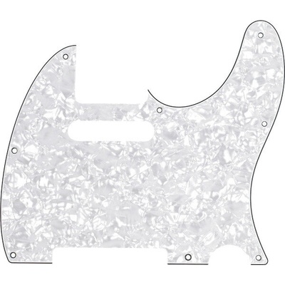 Fender 8-Hole Mount White Moto Pickguard (0992150000)
