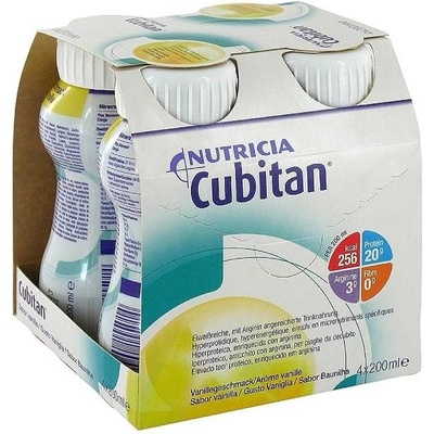 CUBITAN S PŘÍCHUTÍ VANILKOVOU POR SOL 4X200ML