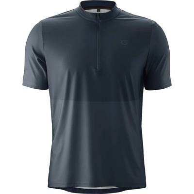 Gonso Мъжка фланелка с къс ръкав за колоездене Gonso Adventure Jersey Halfzip Cycling jersey - Outerspace - размер M (056-4107-0312)