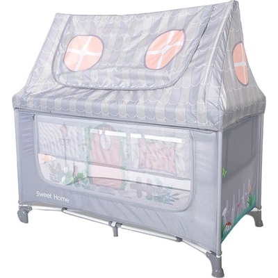 Lorelli Кошара на 2 нива с покрив Lorelli - Sweet Home, Grey (10080652506)