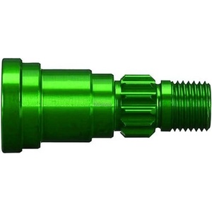 Traxxas Оси за полуоски Traxxas Xmaxx Stub axle, aluminum (green-anodized) (1)use only with 7750X, TRX7768G (TRX7768G)