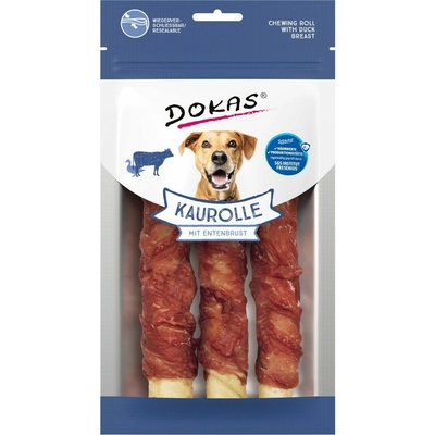 Dokas Tyčky z hovädzie kože obalené kachním mäsom 150 g