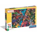 Clementoni -CLE puzzle 104 SuperKolor Marv 25061