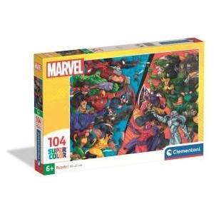 Clementoni -CLE puzzle 104 SuperKolor Marv 25061