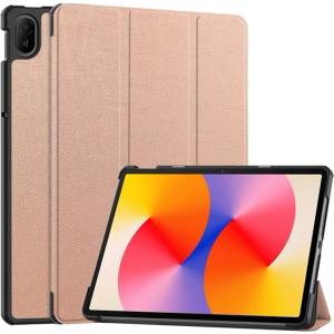 Gigapack Huawei MatePad SE 11 GIGAPACK Tok стоящ, с кожен ефект, активен FLIP, държач за настолен компютър, ЗЛАТНА РУСИЯ (GP-183179)