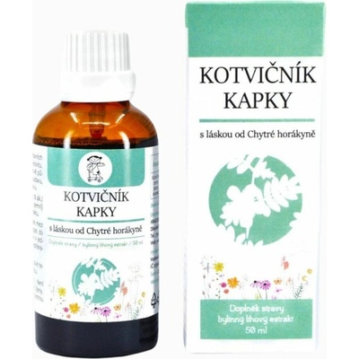 Bylinářství U Chytré horákyně Kotvičníkové kvapky 50 ml