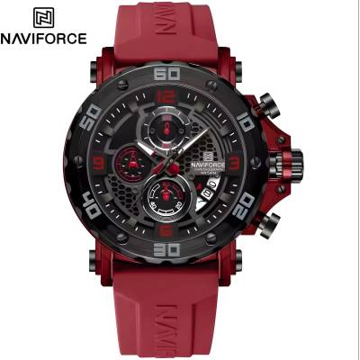 Naviforce Часовници NAVIFORCE MR-38578 - Червенa / Черна KP38578 (MR-38578)