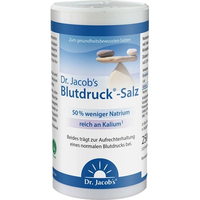 Dr. Jacobs BlutdruckSalz soľ na vysoký krvný tlak 250 g