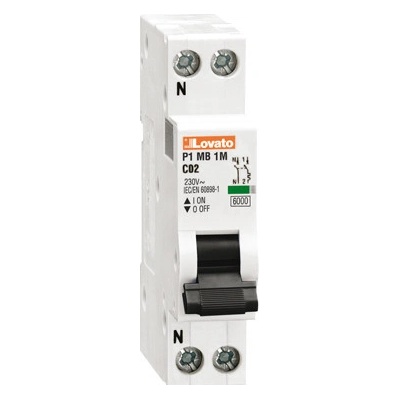 Lovato Electric P1MB1MB06 1P+N B 6A