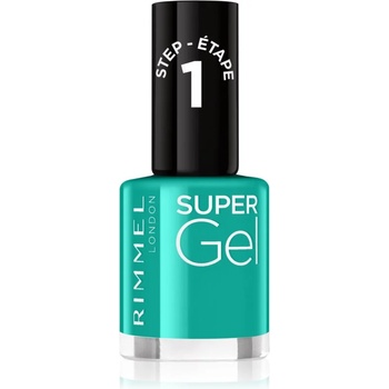 Rimmel Super Gel гел лак за нокти без използване на UV/LED лампа цвят 098 Never Blue With You 12ml