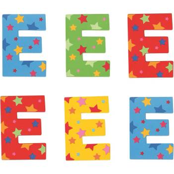 Bigjigs Toys hviezdičkové písmenko E