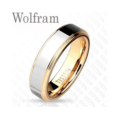 Steel Edge Snubní prsteny wolfram 007