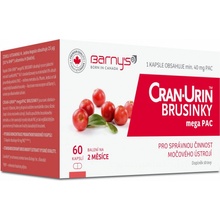 Barny's Cran-Urin megaPAC brusinky 60 kapsúl