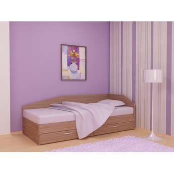 Image 1 of DST Легло за матрак 120/190 с чекмедже Krisi-dst, дъб амбер