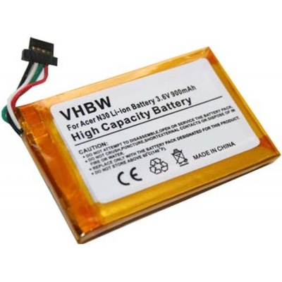 VHBW Батерия за Acer N30, 900 mAh (106260908)